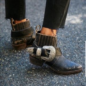 Free people bitchin biker boot